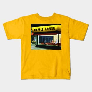 Waffle House Nighthawks Kids T-Shirt